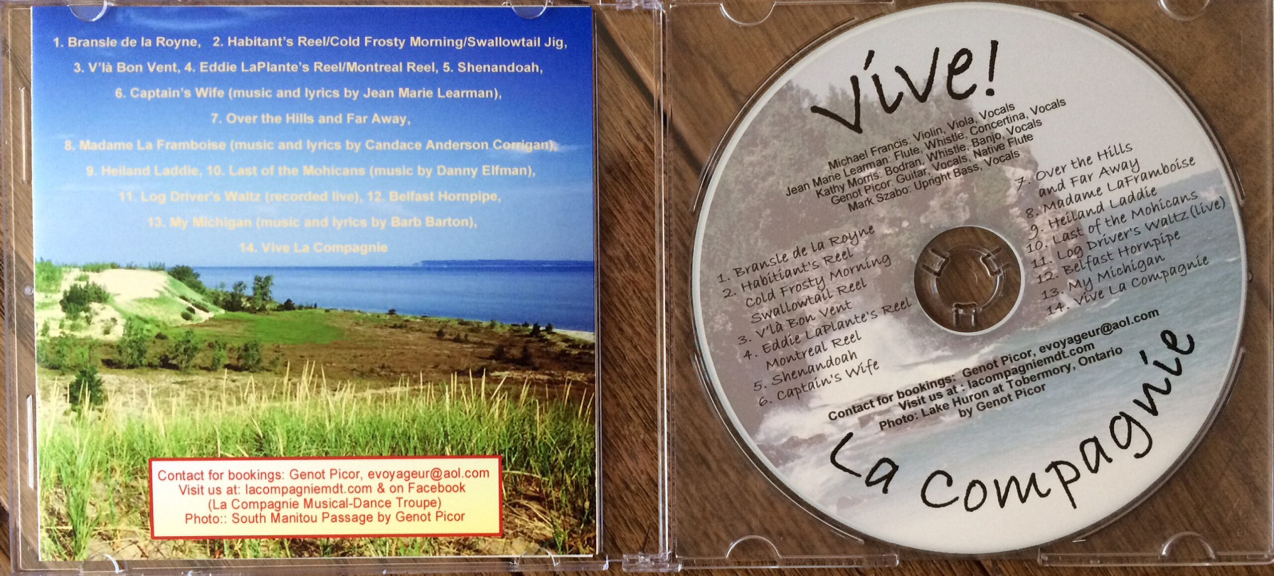 Vive! La Compagnie - Physical CD